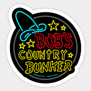 Bob's Country Bunker Sticker